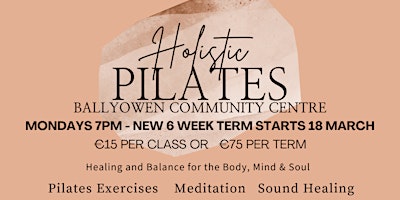Imagem principal do evento Weekly Holistic Pilates Classes