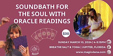 Soundbath For The Soul With Oracle Readings primary image