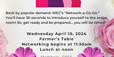 Image principale de April Luncheon with The Women's Executive Club