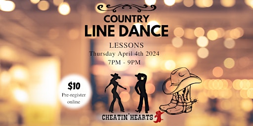 Cheatin Hearts Line Dancing Lessons primary image