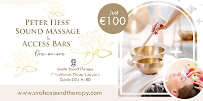 Access Bars® & Peter Hess® Sound  Massage  Combo primary image