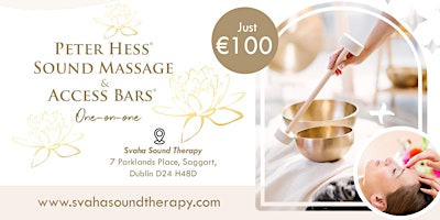 Imagem principal de Access Bars® & Peter Hess® Sound  Massage  Combo