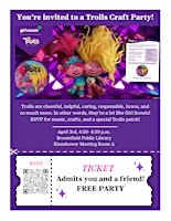 Imagen principal de Broomfield: Trolls Craft Party