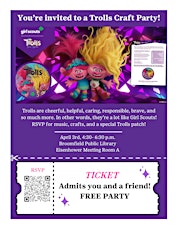 Broomfield: Trolls Craft Party