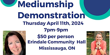 MEDIUMSHIP DEMONSTRATION - 2 MEDIUMS FOR THE PRICE OF 1 - EB PRICE $40