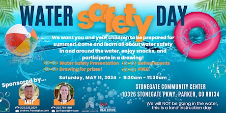 Water Safety Day @ Stonegate, CO South Pool