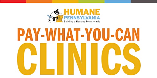 Imagem principal do evento Humane Pennsylvania Healthy Pets Vaccine and Microchip Clinic 4/24/24