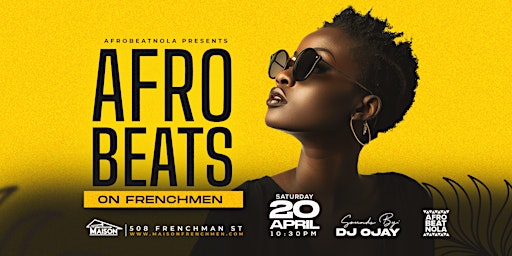 Imagem principal de Afrobeats On Frenchmen