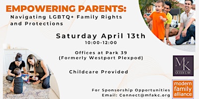 Imagem principal do evento Empowering Parents: Navigating LGBTQ+ Family Rights and Protections