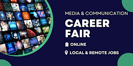 Primaire afbeelding van Media and Communication Jobs - Virtual Career Fair