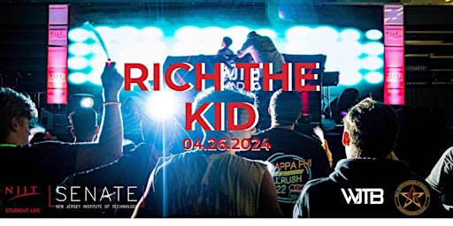 Primaire afbeelding van NJIT Spring Concert |                            Rich The Kid