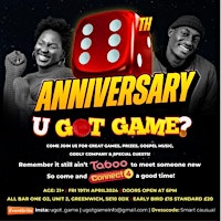 Imagem principal do evento U Got Game: 6th year anniversary