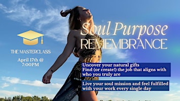 Hauptbild für Soul Purpose Remembrance Masterclass