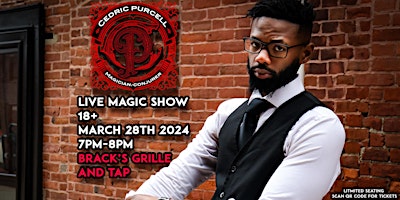 Cedric Purcell Magic Show (18+) primary image