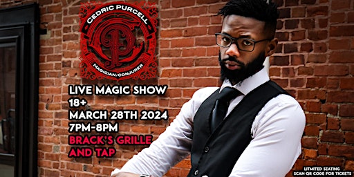 Cedric Purcell Magic Show (18+) primary image