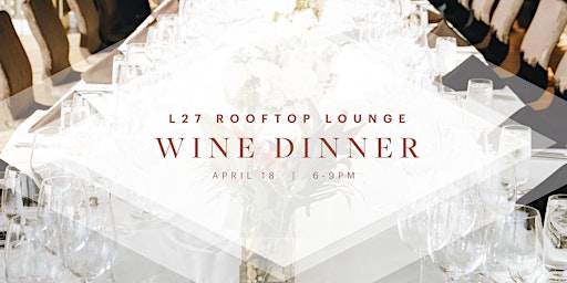 Primaire afbeelding van L27 Wine Dinner | L'Aventure