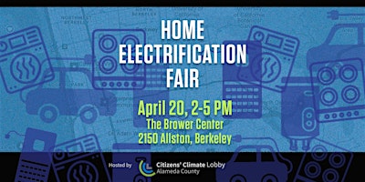 Imagem principal do evento Home Electrification Fair, April 20, Berkeley