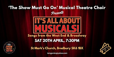 Primaire afbeelding van ‘The Show Must Go On’ Musical Theatre Choir presents: All About Musicals