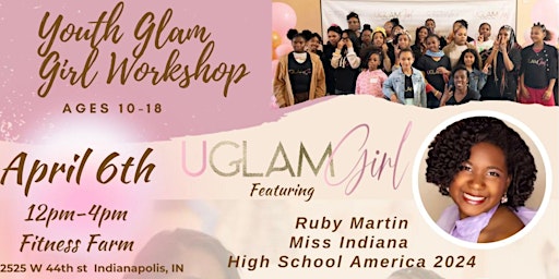 Imagem principal do evento Youth  Glam Girl Workshop