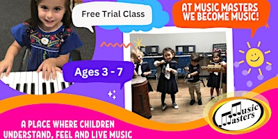 Primaire afbeelding van FREE Children's Music Trial Class by Music Masters