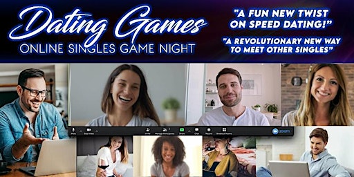 Primaire afbeelding van NYC Dating Games: Online Singles Game Night - A Fun Twist On Speed Dating