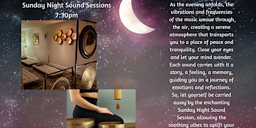 Imagem principal do evento Sunday night Session Sound Bath Experience.