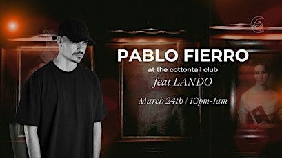 Pablo Fierro at The Cottontail Club