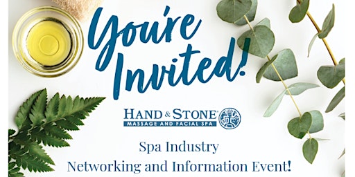 Primaire afbeelding van Hand & Stone Spa Networking and Information Event