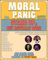 Imagem principal do evento MORAL PANIC - Stand Up, But Actually Good (Live at JUNK DRAWER COFFEE)