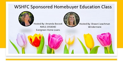 WSHFC Sponsored Homebuyer Education Class 4.21.24 primary image