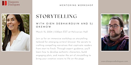 Image principale de Mentoring Workshop: Storytelling with Oien DeBhairduin and SJ Okemow