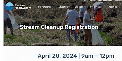 Imagen principal de +More Perfect Union Morristown	 RHA Annual Stream Cleanup