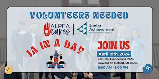 ALPFA Michigan's Annual JA in a Day at Escuela Avancemos primary image