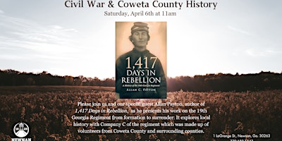 Imagem principal do evento Civil War & Coweta County History