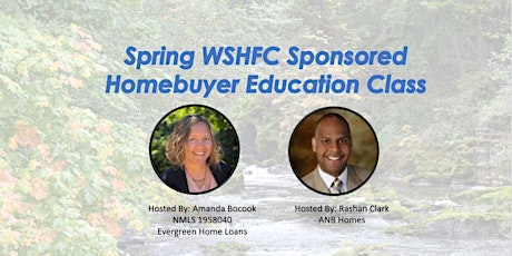 WSHFC Sponsored Homebuyer Education Class 5.4.24