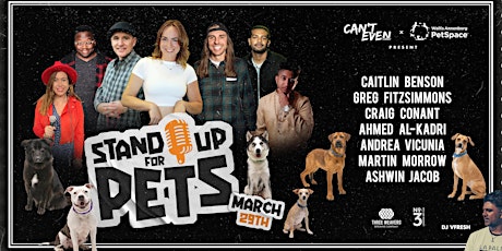 Stand Up For Pets Comedy Show @ Annenberg PetSpace