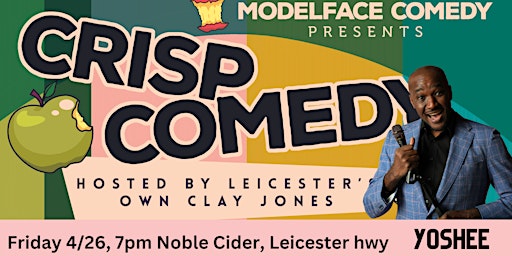 Imagen principal de Crisp Comedy, live in Leicester featuring Yoshee