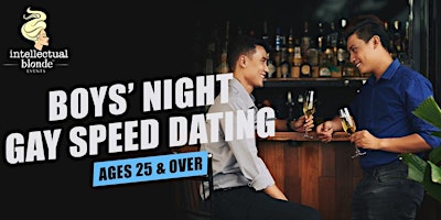 Primaire afbeelding van "Boy's Night" In Person Speed Dating for Gay Men (25 & Over) / The Belmont