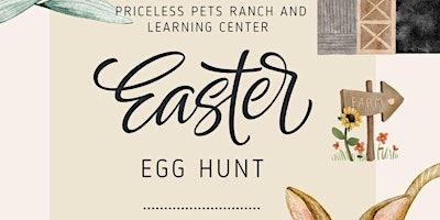 Immagine principale di Priceless Pets Ranch and Learning Center Easter Egg Hunt 