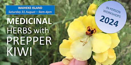 MEDICINAL HERBS WITH PREPPER KIWI - WAIHEKE ISLAND