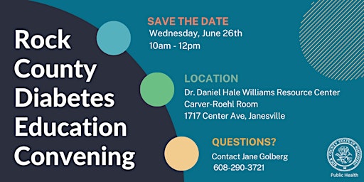 Image principale de Rock County Diabetes Education Convening June 2024