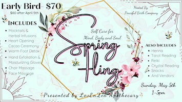 Imagem principal de Spring Fling: Self Care for the Mind, Body & Soul