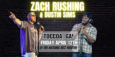 Imagem principal do evento Zach Rushing in Toccoa, GA!
