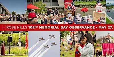 Image principale de Rose Hills 102nd Memorial Day Observance & Celebration