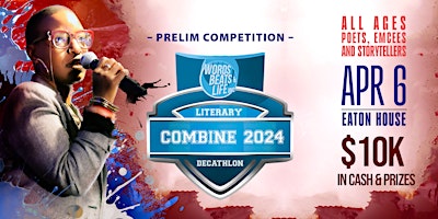 Imagem principal do evento THE COMBINE: literary decathlon *Prelim Competition*