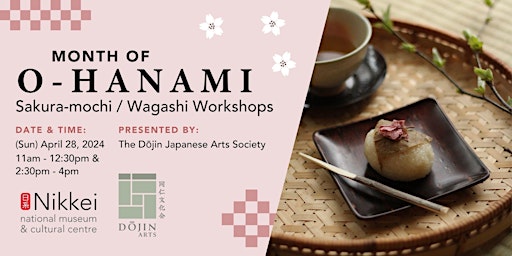 Primaire afbeelding van Sakura-mochi / Wagashi Workshops - Month of O-Hanami