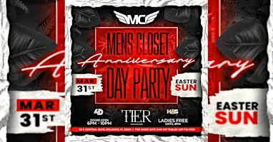 Primaire afbeelding van Easter Sunday Day Party x Men's Closet Anniversary Party