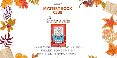 Imagem principal do evento Cozy Mystery Book Club