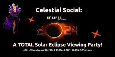 Imagem principal do evento Celestial Social: A TOTAL Solar Eclipse Viewing Party 2024