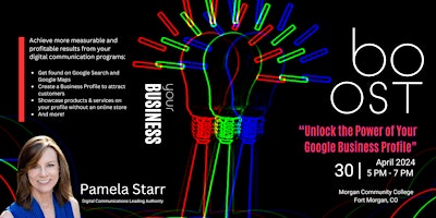 Imagem principal do evento Boost Your Business with Pamela Starr - Power of Google Business Profiles